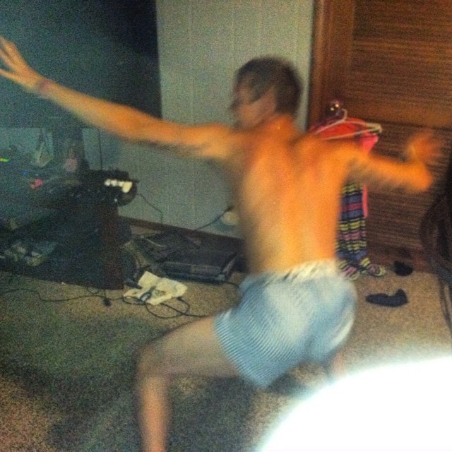 one of my best friends and a true brother runnin hard and about to get upside down t…