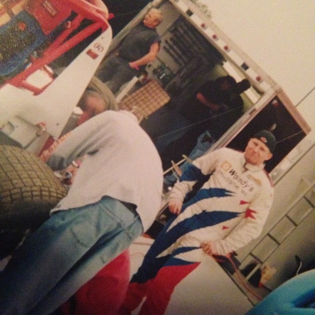 Now this is awesome, Jesse Hockett at the very first Mopar Million race at eldora.
