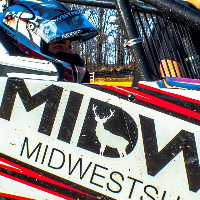 I'm like in this picture, strapped in and ready to roll for tonight at The Burg and…