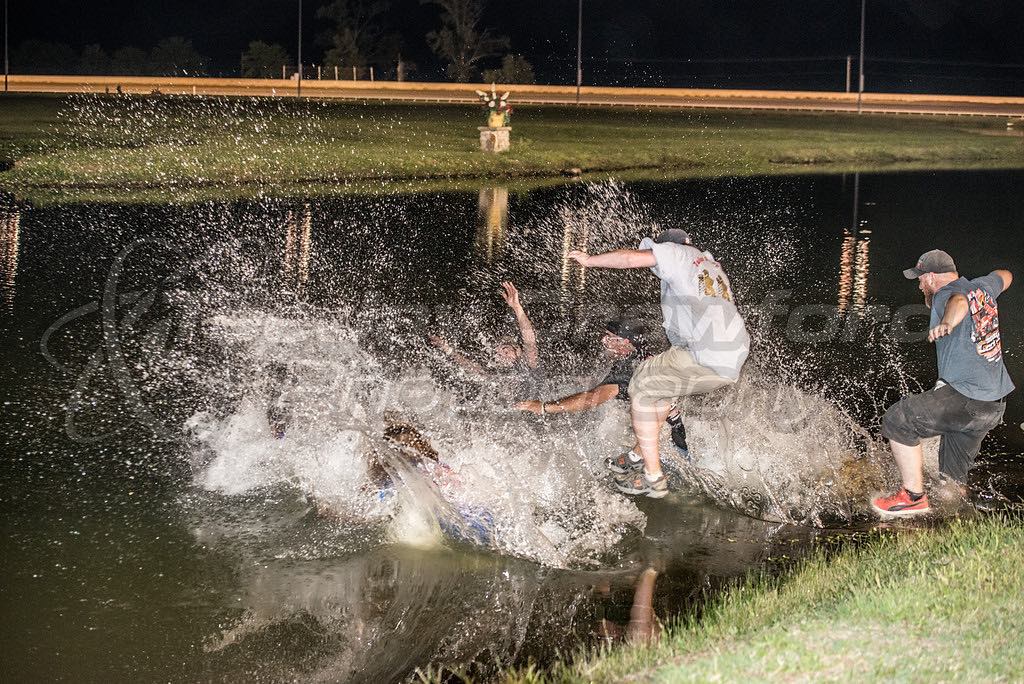You win duquoin, you take a swim.