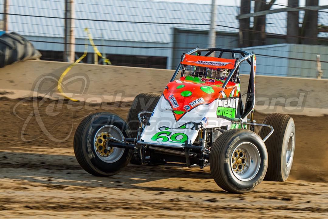 The fastest man to ever pilot a Non wing sprint car around Terre Haute in the legend…