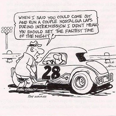 This reminds me of a story told me about one of his trips to eldora in the vintage o…