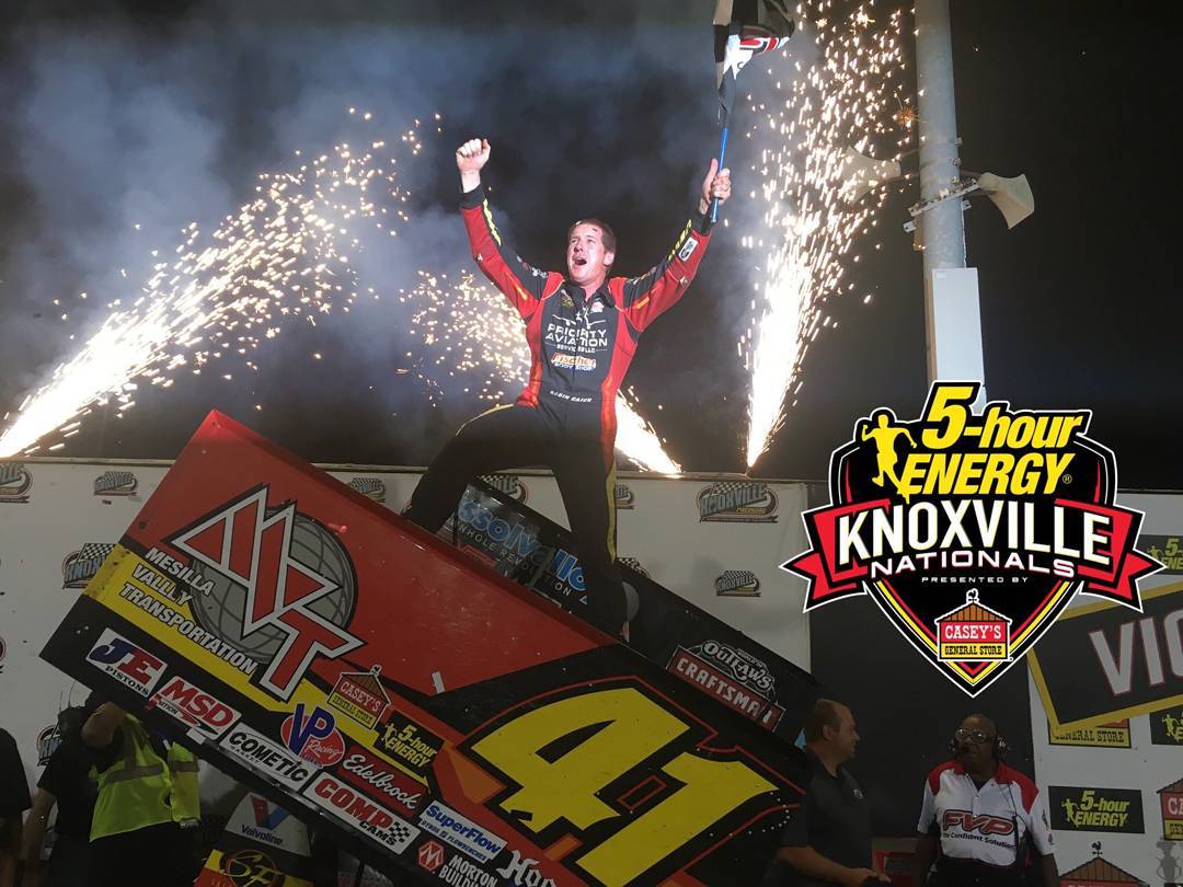 Jason Johnson just threw Donny Schatz a RR and a ton of dirty air, he jumped the cush…