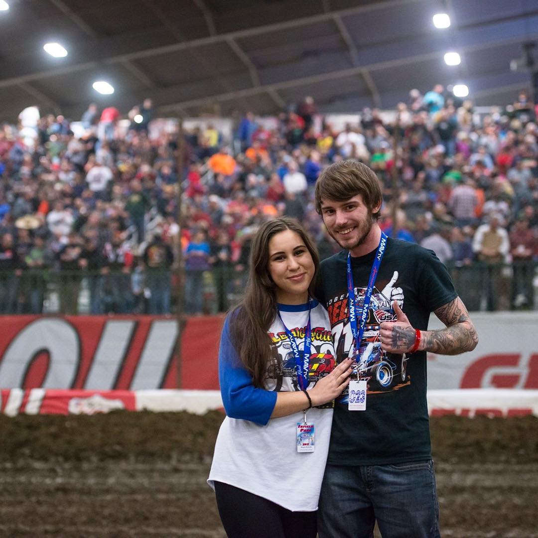 Another chili bowl in the books, and another pic with my better half before the A Main.