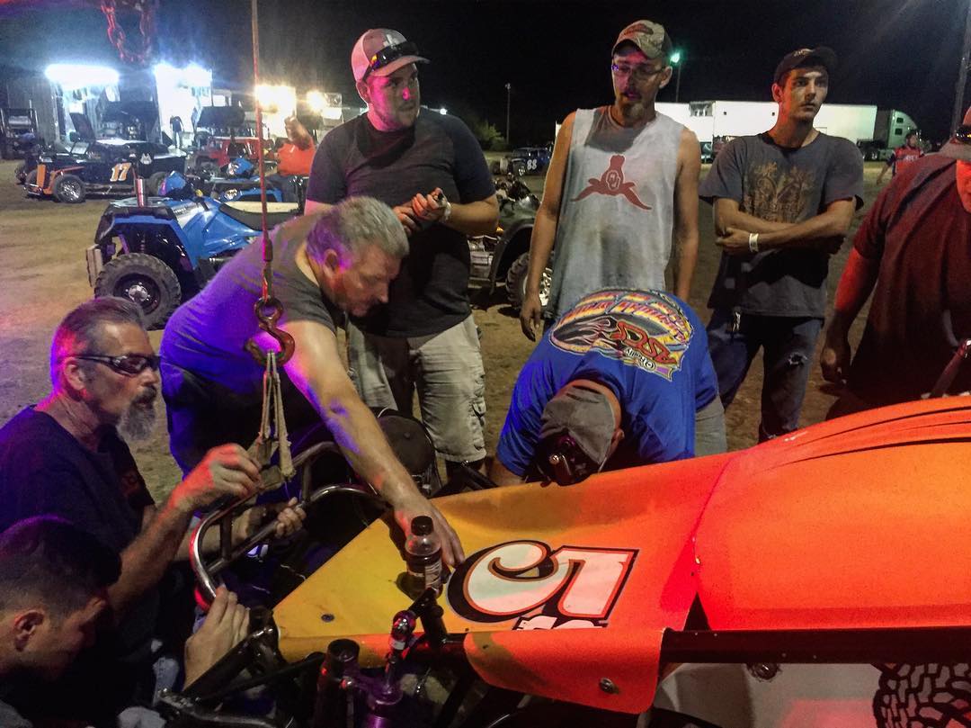Big thanks to everyone who pitched in to get danny back out after a first lap caution…