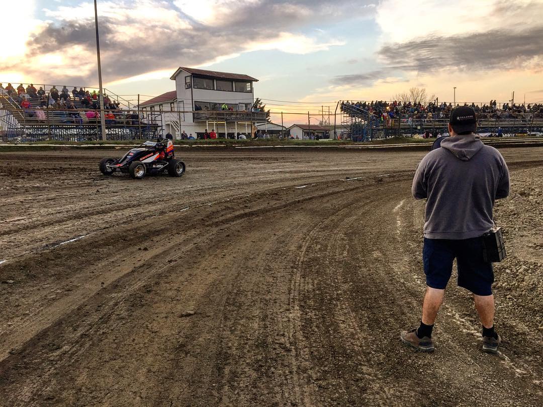 Danny and I had a pretty awesome view during hotlaps.