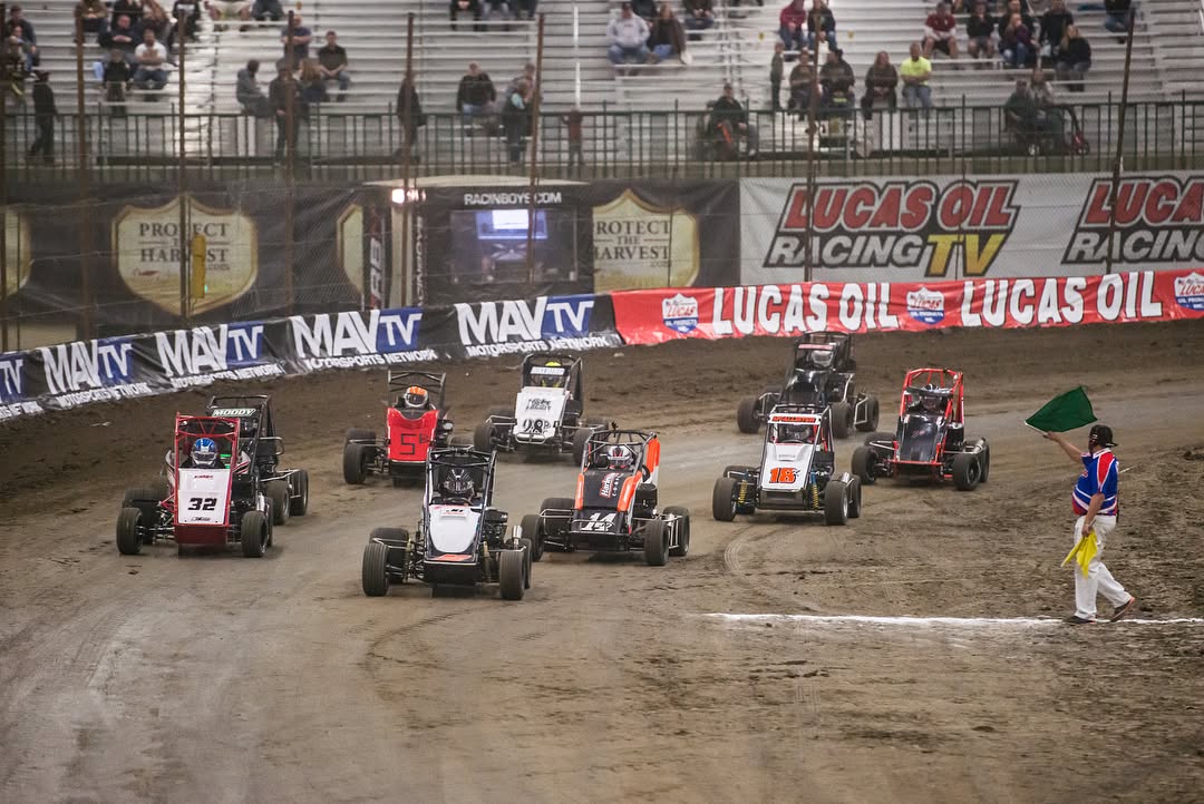 I tried something a little different during the first set of heat races.