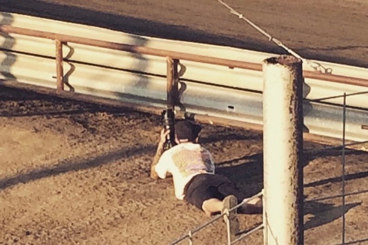To go with and saying they’ve seen my head poking out from behind guard rails, here…