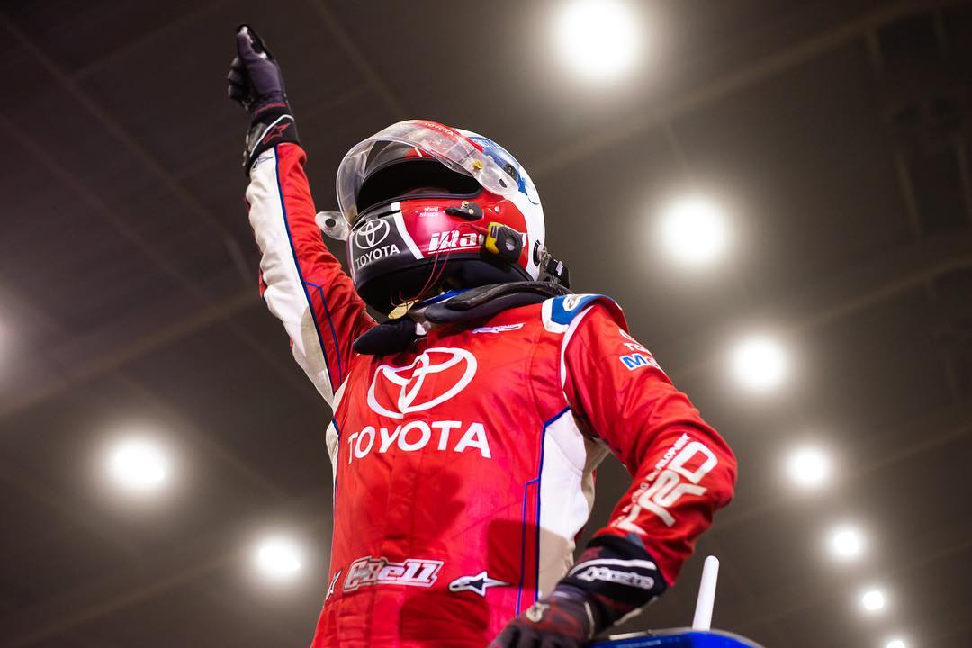 makes it another Toyota win!